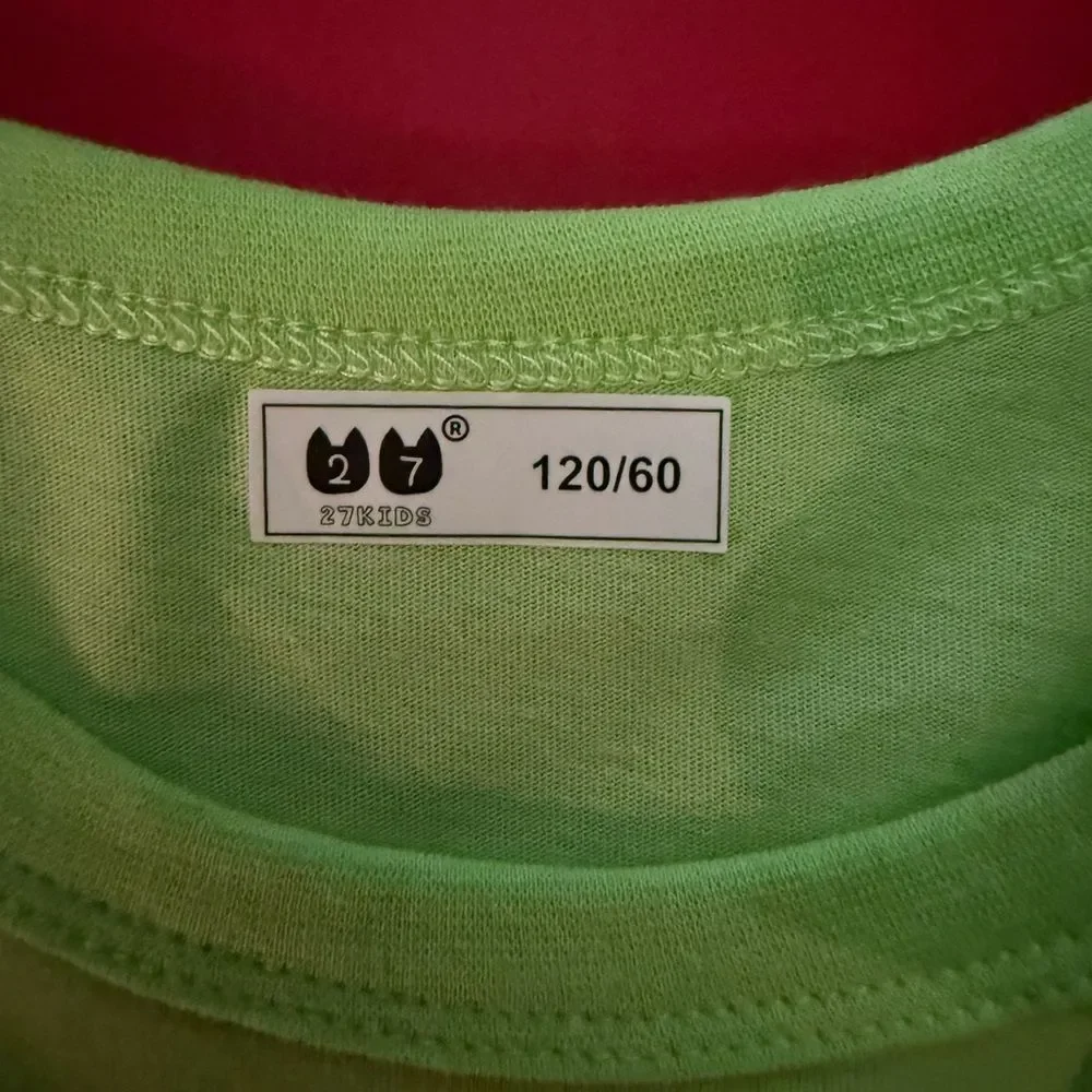 Roaring Dinosaur Graphic Tee - Light Green‎